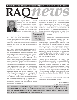 No 3 - May 2010 - Queen`s University