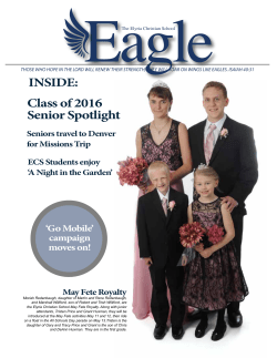 Newsletter - Elyria Christian School