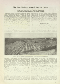 Michigan Central Detroit Yard