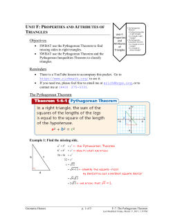 UNIT 3: SYSTEMS OF EQUATIONS AND INEQUALITIES
