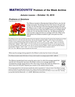 Problem of the Week Archive