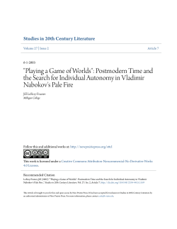 "Playing a Game of Worlds": Postmodern Time
