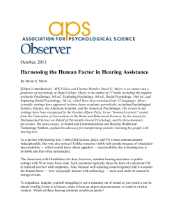 Harnessing the Human Factor in Hearing Assistance