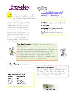 orcdcielo Staveley Cricket Club &ndash; for those children