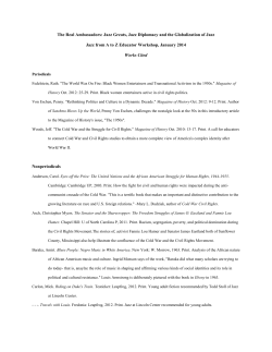 The Real Ambassadors: Jazz Greats, Jazz