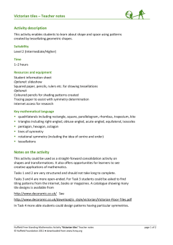 Activity description - Nuffield Foundation