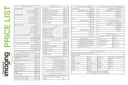 a Complete Price List