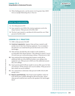 Lesson 21-1 LESSON 21-1 PRACTICE Check Your