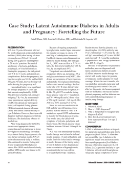 Case Study: Latent Autoimmune Diabetes in