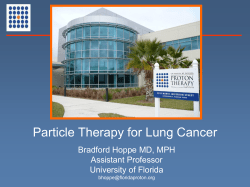 Challenges of treating Lung cancer with Proton therapy