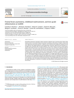 Frontal brain asymmetry, childhood maltreatment, and low