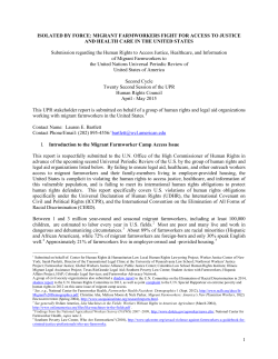 isolated by force: migrant farmworkers fight