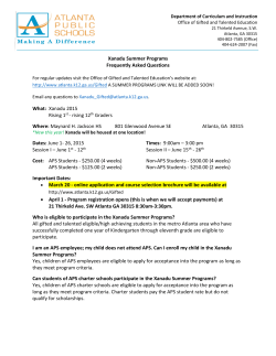 Xanadu Summer Programs Frequently Asked Questions What