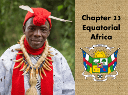Chapter 23 Equatorial Africa