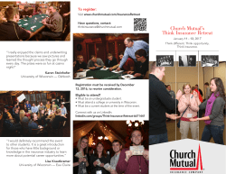 Church Mutual`s Think Insurance Retreat