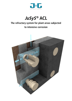 JuSyS &reg; ACL - J+G Refractories