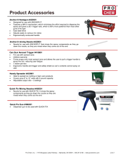 Anchor-It mixing Nozzle #422601 Quick Fix Mixing
