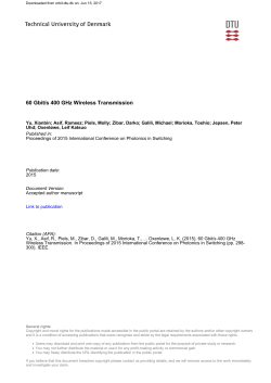 60 Gbit/s 400 GHz Wireless Transmission