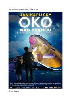 1 New Czech documentary film The Eye Over