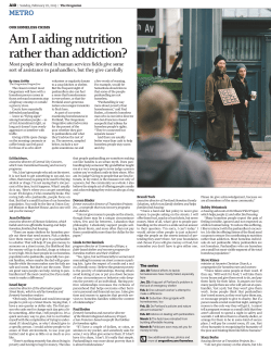 Am I aiding nutrition rather than addiction?