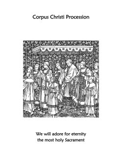 Corpus Christi Booklet
