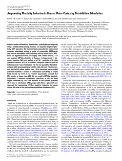 Augmenting Plasticity Induction in Human Motor