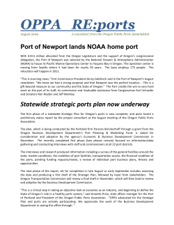 OPPA RE:ports - Oregon Public Ports Association