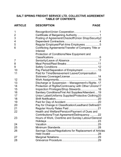 Collective Agreement