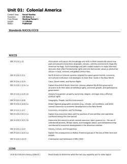 Unit 01: Colonial America