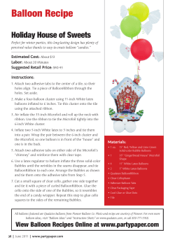 Balloon Recipe - Great American Media Services