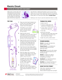 Electric Circuit - Energy Classroom