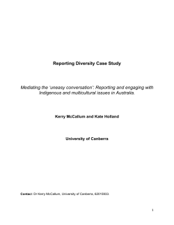 Mediating the `uneasy conversation`