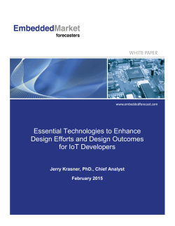 Making IoT Developments Easier to Design and Deploy, Less Costly