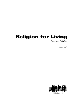 Contents Page - Religion for Living