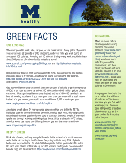 GREEN FACTS