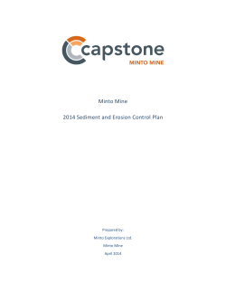 Sediment and Erosion Control Plan