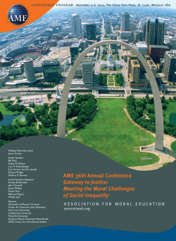 AME 36th Annual Conference Gateway to Justice