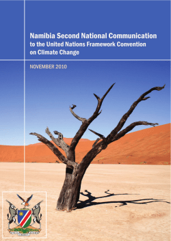 Namibia Second National Communication to UNFCCC 2010