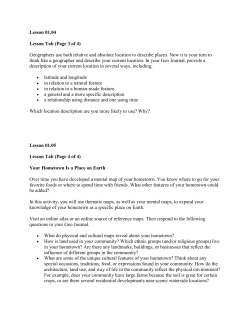 Lesson 01.04 Lesson Tab (Page 3 of 4) Geographers use both