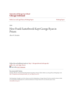How Frank Easterbrook Kept George Ryan in Prison