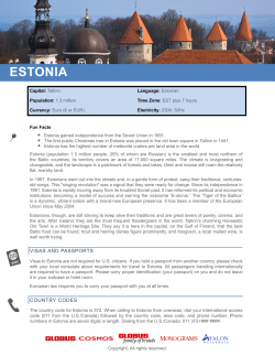 estonia - Globus Journeys