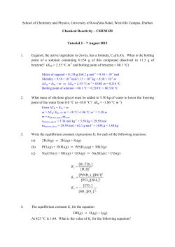 School of Chemistry, University of KwaZulu