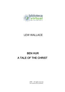lew wallace ben hur a tale of the christ