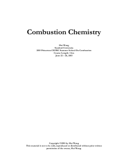 Unimolecular Reactions