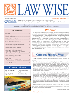 Law Wise &bull; 2013 September Issue