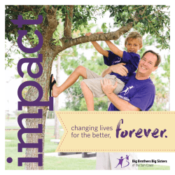 changing lives for the better, forever.