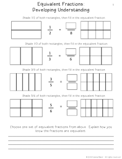 Equivalent Fractions: Developing Understanding
