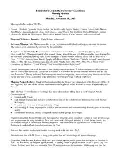 inclusive excellence committee meeting minutes 11-11