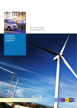 Nuon Energy Annual Report 2011