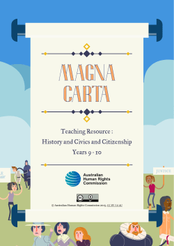 Teaching Resource - Australian Human Rights Commission